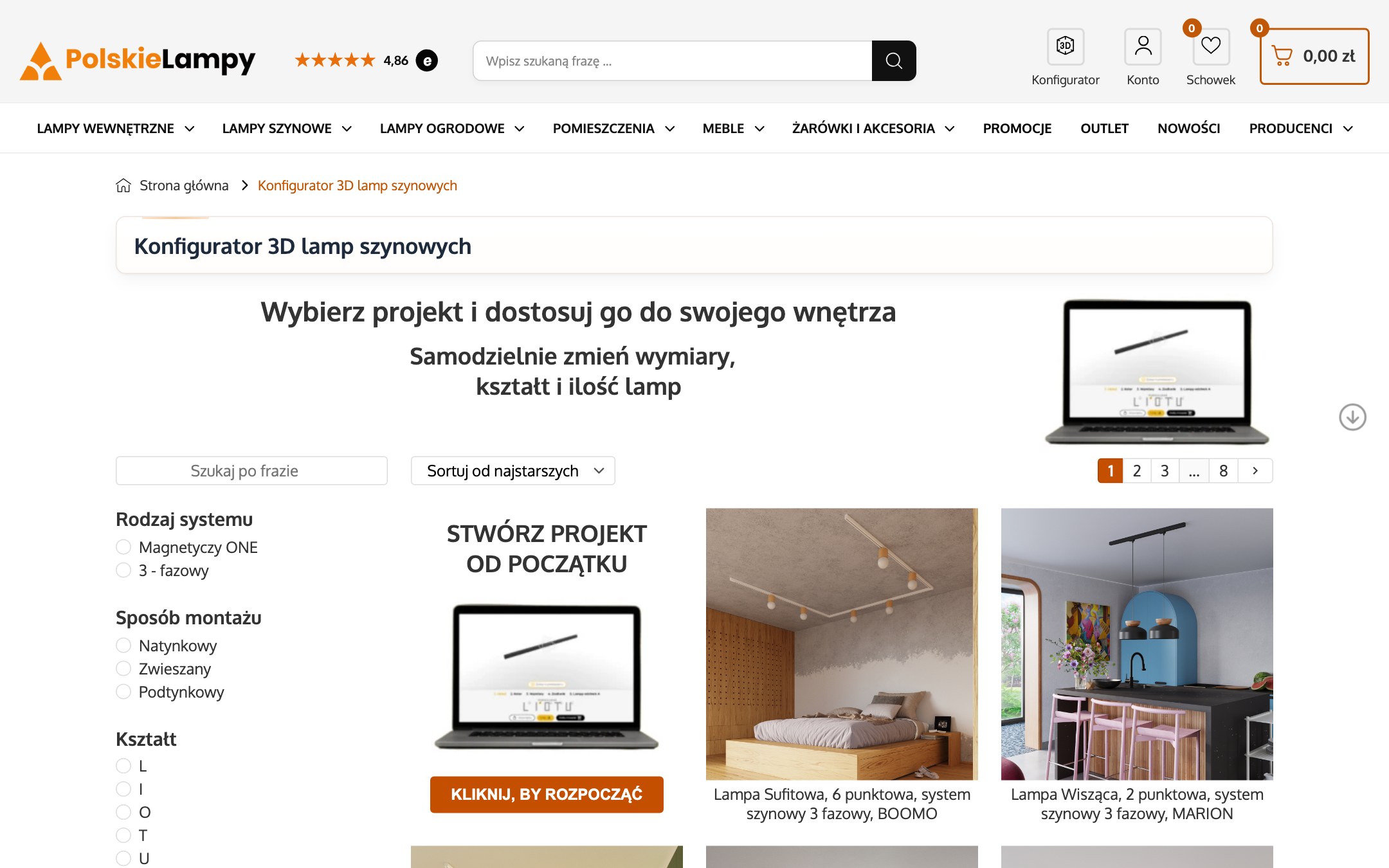 Strona Polskie Lampy