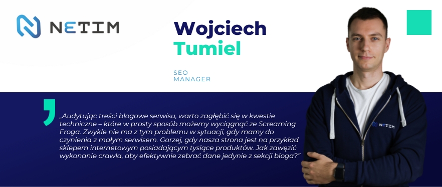Jak przy pomocy Screaming Froga wykonać crawl wyłącznie bloga?
