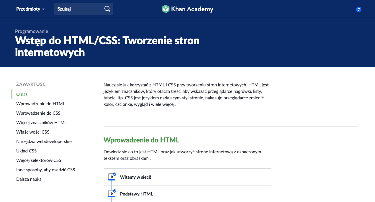 Kursy internetowe na Khan academy to dobry początek nauki programowania.