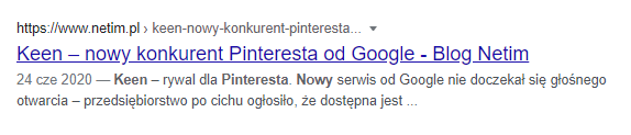 Meta title przykład