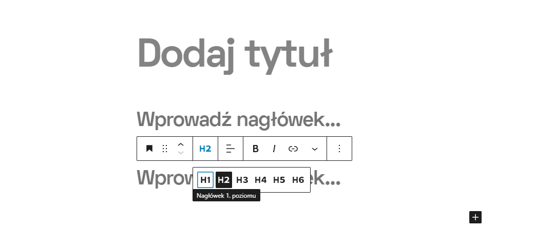 Wprowadzenie nagłówków w WordPressie
